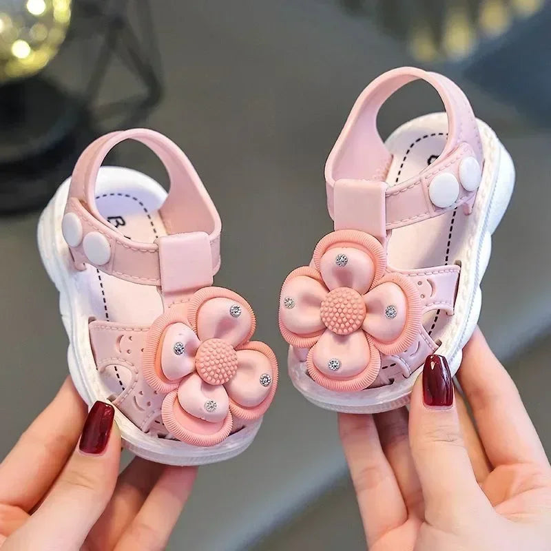 Summer Baby Boys Girls Sandals Children Beach Sandals Cartoon Infant Toddler Shoes Comfortable Soft Sole Kids Student Shoes