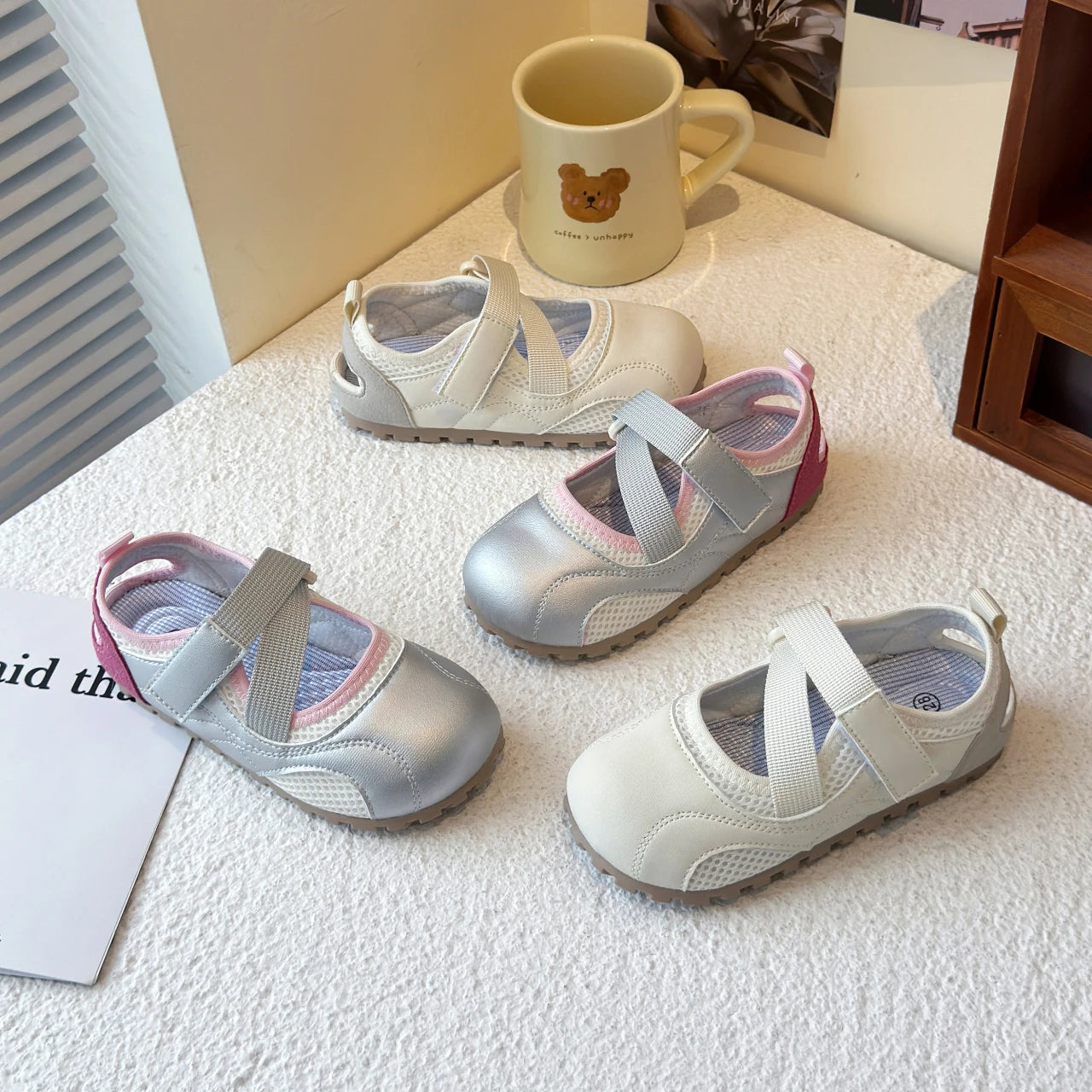 2025 Children Casual Sneakers for Girls Summer New Fashion Korean Style Soft Anti-slippery Versatile Breathable School Sandals