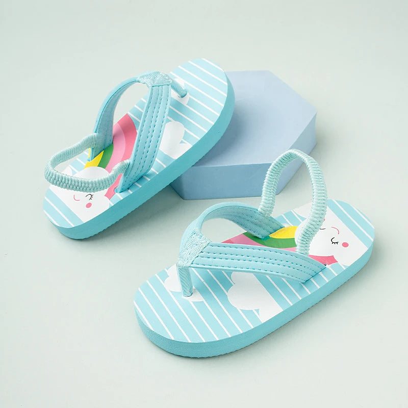 2024 Toddlers Summer New Daily Beach Thong Sandals Unisex Good-looking Casual Indoor Flip Flops WCJYD02