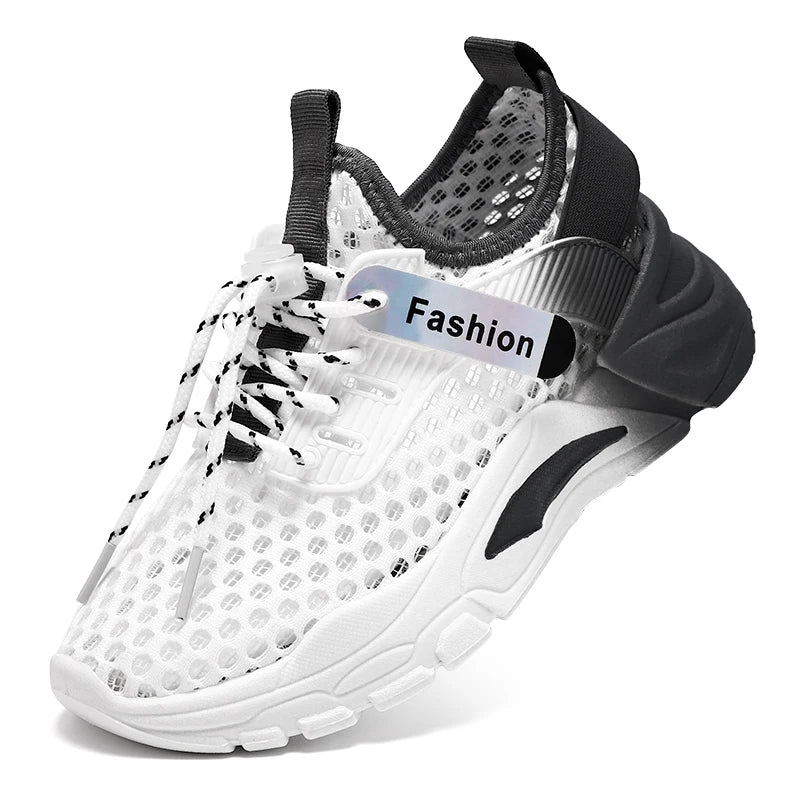 Children's Shoes Summer Cut Out Mesh Kidsren's Boys and Girls Sports Shoes