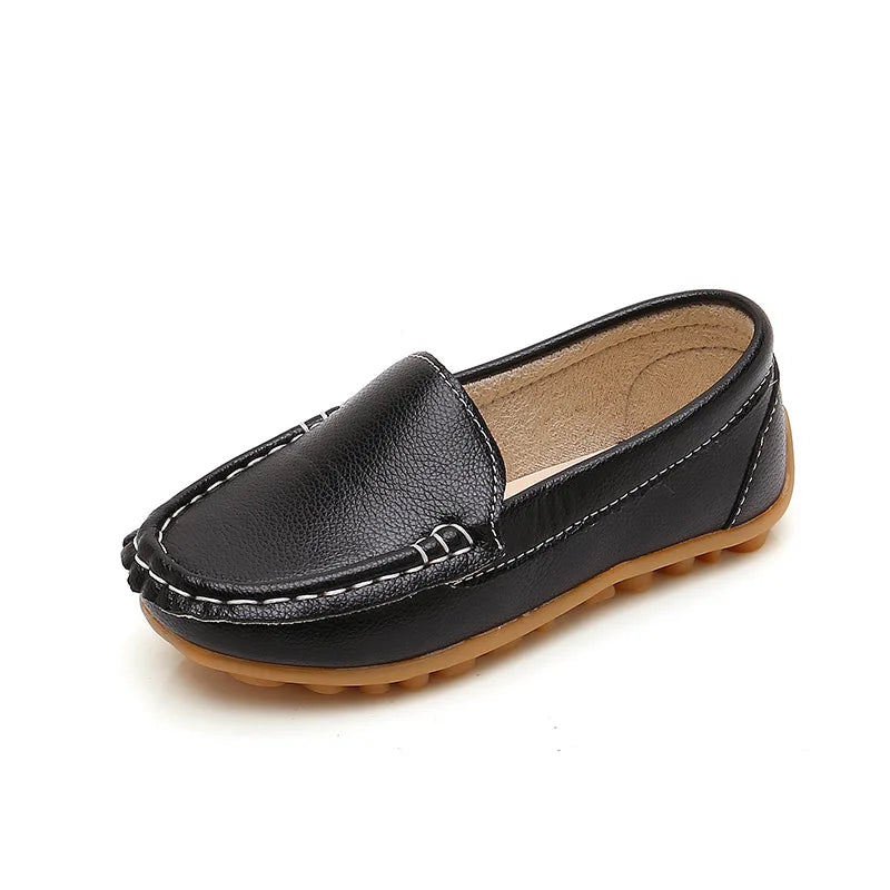 туфли Fashion Kid Casual Shoe New Soft Sole Single Shoe Comfortable Sports Shoe Flat Shoe Kid Shoe British Leather Shoe Boy Shoe