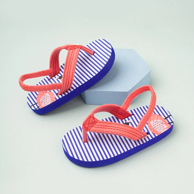 2024 Toddlers Summer New Daily Beach Thong Sandals Unisex Good-looking Casual Indoor Flip Flops WCJYD02