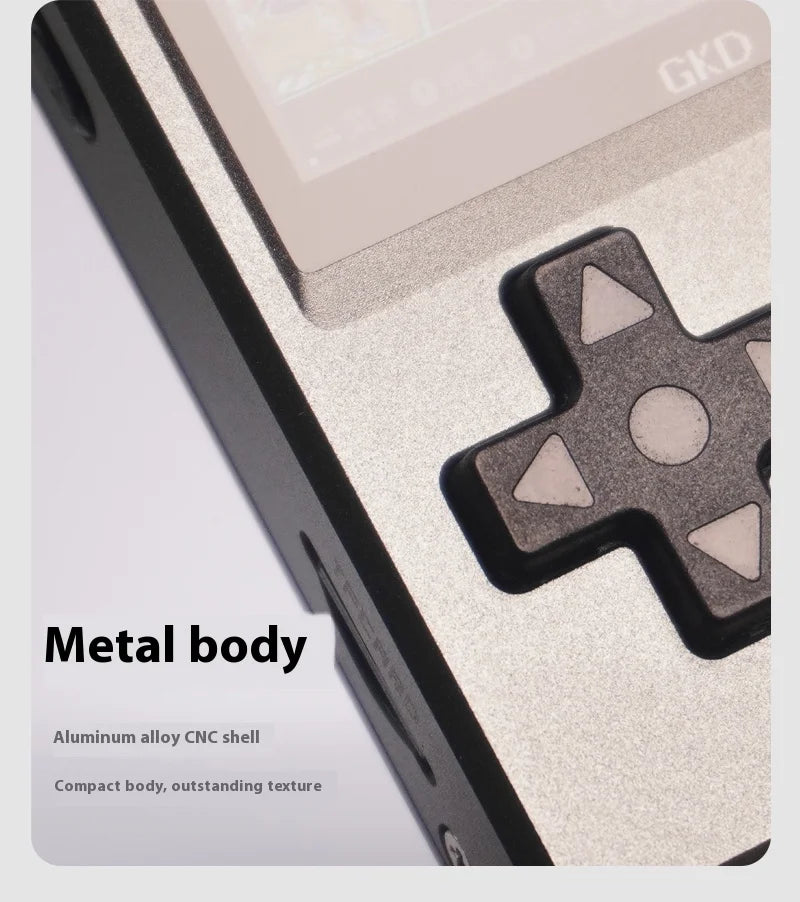 Gkd Pixel 2 - Game Kiddy Pixel 2.4 Inch Ips Screen Rk3326s Aluminium Alloy Available In Game Console Cnc Gamer Gifts Customized