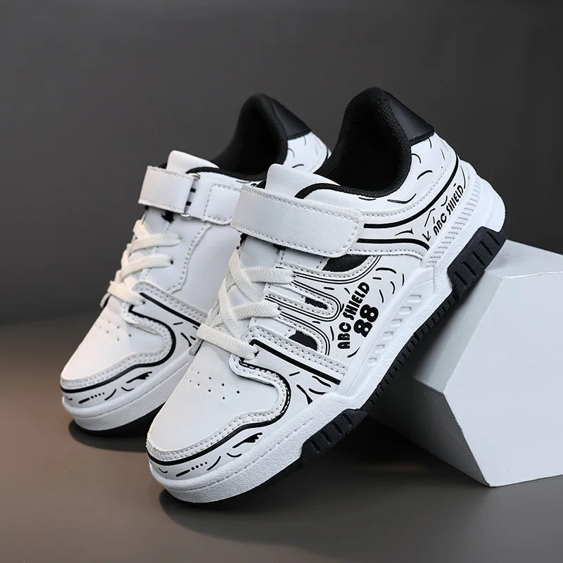 New Four Seasons Small White Shoes board shoes children sports casual shoes 8 colors 28-39