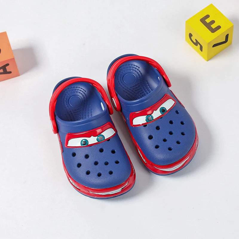 New Cars Lightning Mcqueen Shoes Children'S Slippers Boy Girl Anti Slip Anti Odor Beach Sandals Birthday Gift