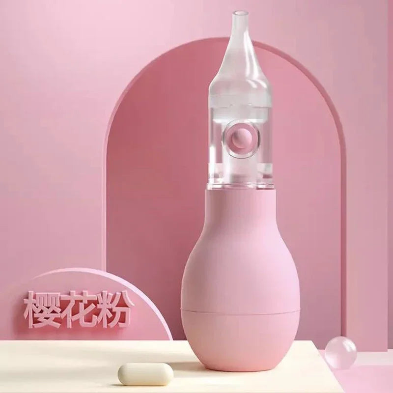 Baby Silicone Nasal Aspirator Suction Baby Safety Nose Cleaner Newborn Infantil Sanitation Nasal Dischenge Patency Tool