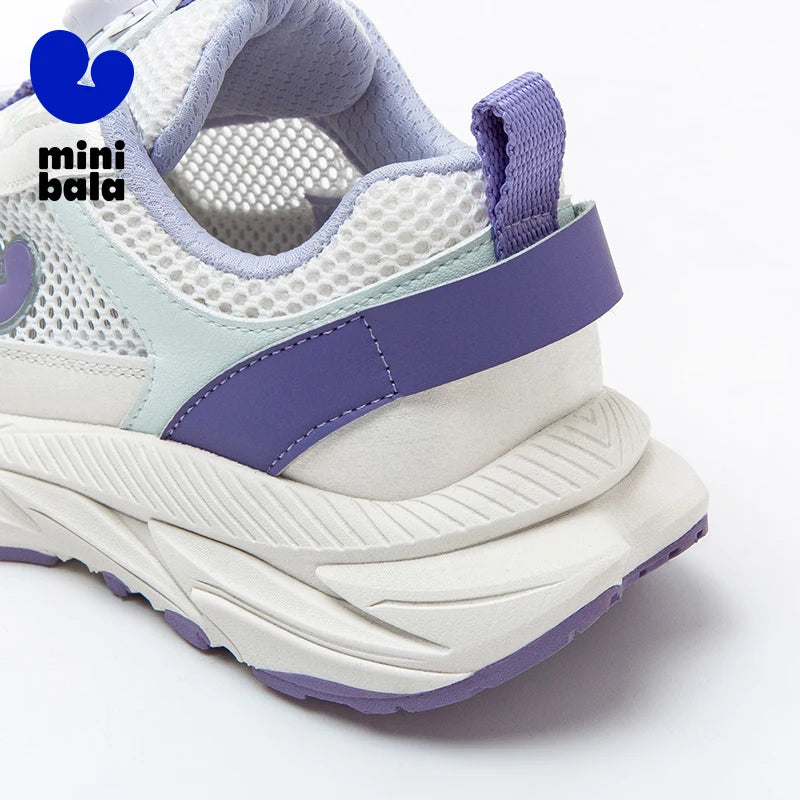 Mini Bala Running Shoes Boys and Girls Soft Protective Non - slip Anti - fall Breathable Lightweight Lace - free Summer Shoes