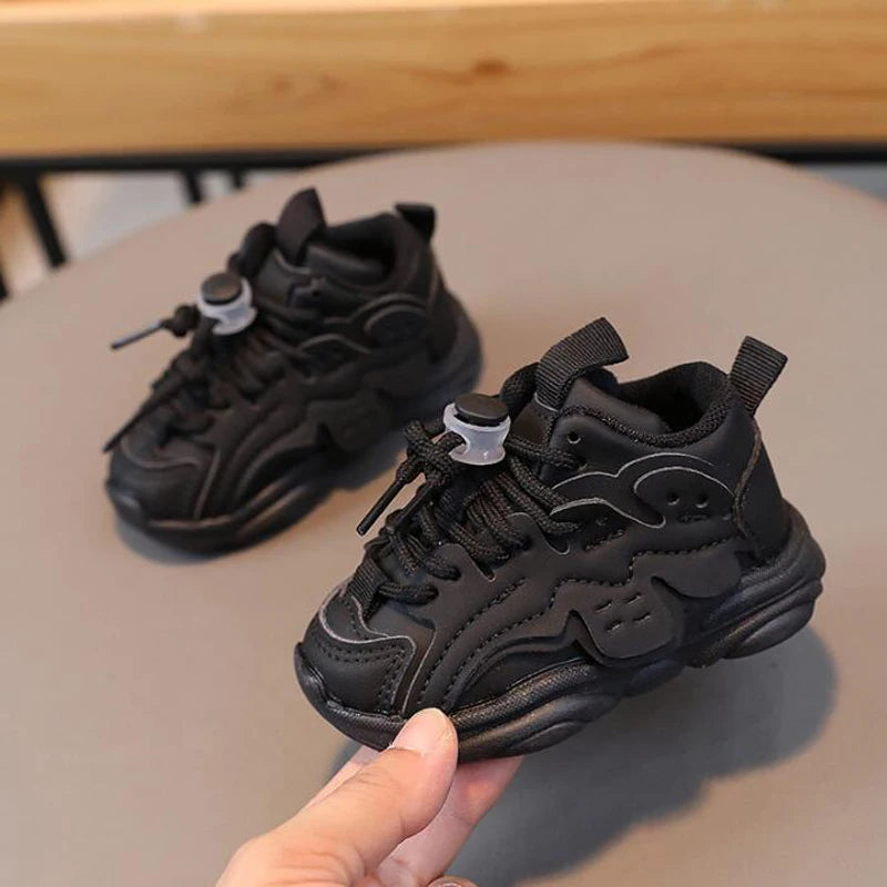 CN 15-25 Baby Shoes Fashion Design Autumn Winter Infant Shoes Toddler Sneakers Outdoor Baby Boy Girl Warm Fur Sport Shoes