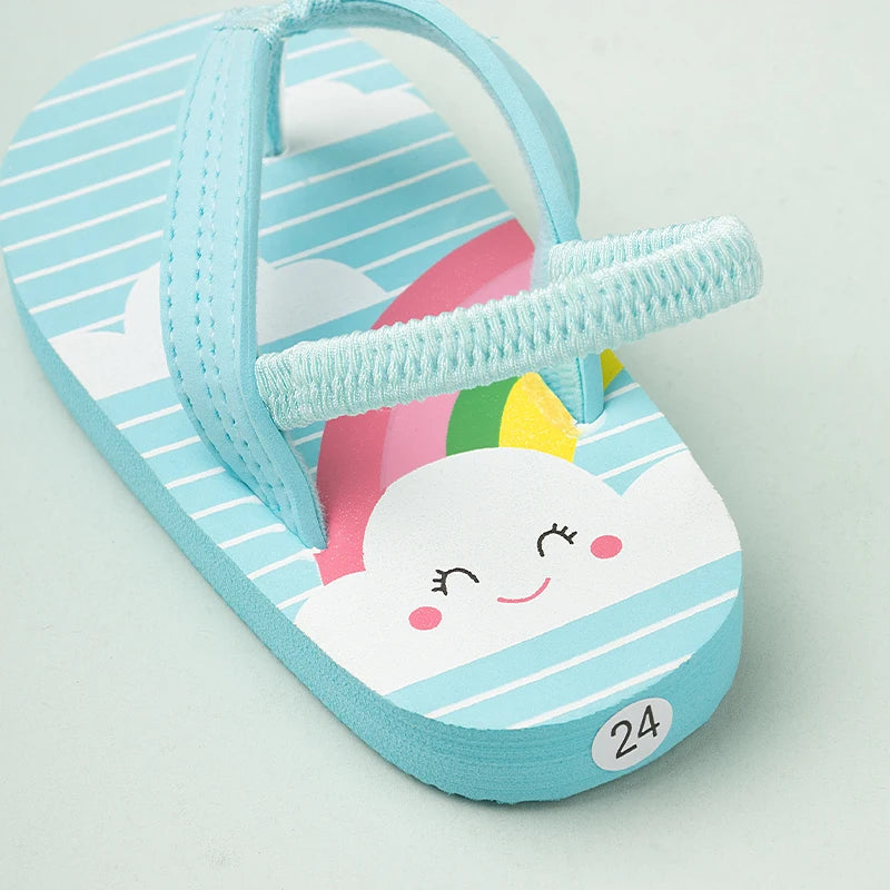 2024 Toddlers Summer New Daily Beach Thong Sandals Unisex Good-looking Casual Indoor Flip Flops WCJYD02