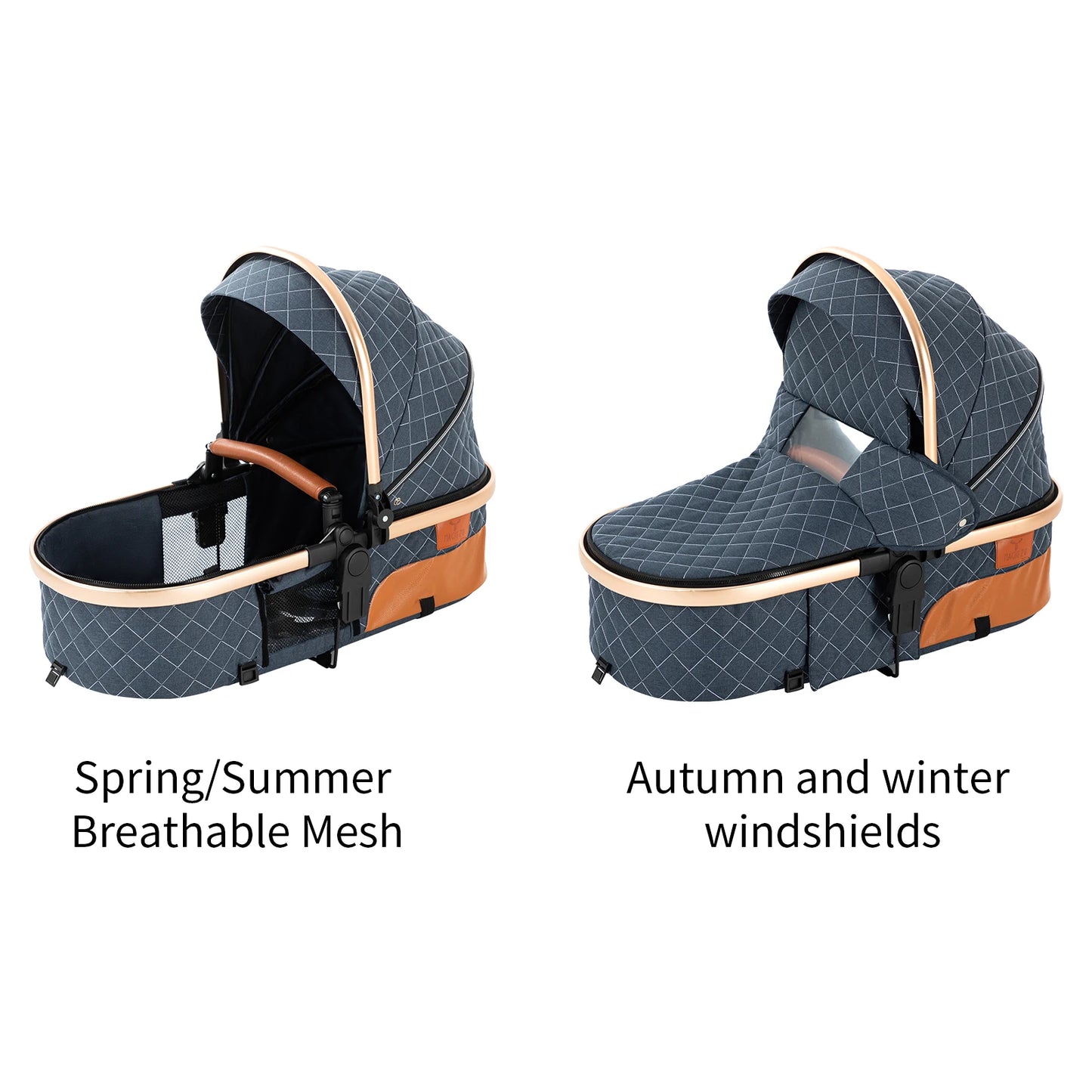 3 In 1 Baby Cart Baby Stroller Baby Carriage Kid Infant Baby Accessories Portable Newborn Travel Children light Mother-Kids