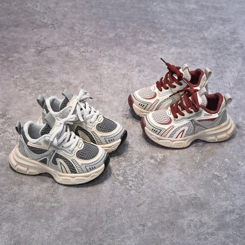 Oulylan Spring Children's New Sports Shoes Suitable for Boys Girls Casual Shoes Running Shoes