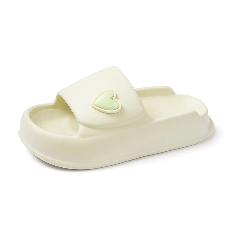Children's slippers Boys summer indoor bath step on poo feeling non-slip eva silent girls slippers 2024 new model
