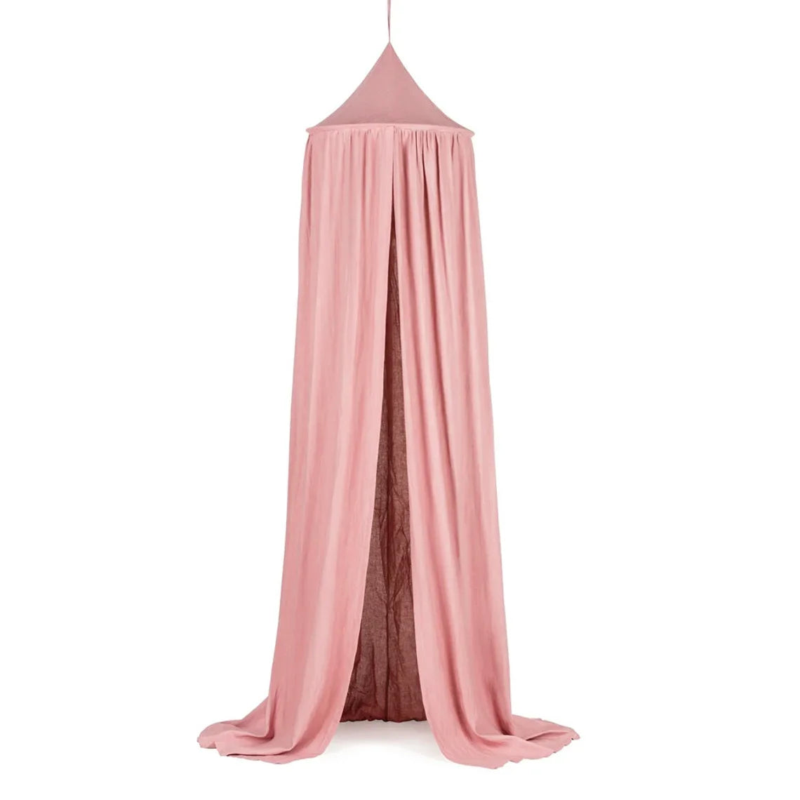 Kids Bed Canopy Cotton Linen Cover Net  Baby Crib Reading Nook Curtain Nursery Room Decor Hideaway Hanging Round Tent