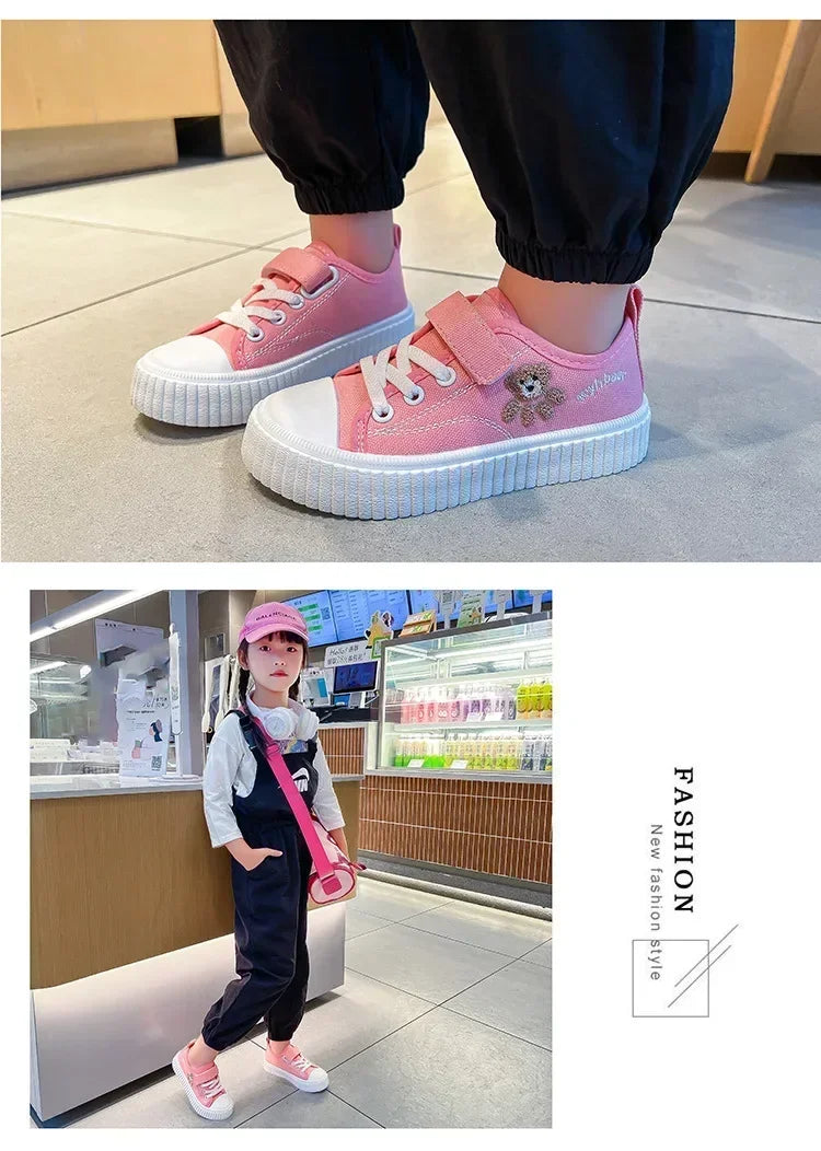 2025Kids Sneakers Toddler Fashion Sports Shoes for Boys Girls Flats Walking Shoes Soft Sole Kids Sneakers