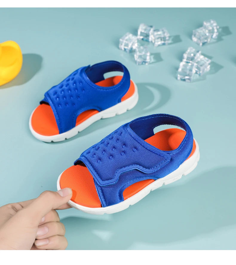 Summer Kids' Sandals – Non-Slip, Soft-Soled Beach & Sport Shoes for Toddlers and Young Children (Sizes 21–30)