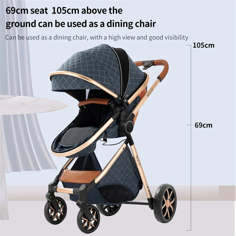 toddler stroller 3 in 1 strollers compact stroller baby stroller and car seat infant stroller mother kids travel system stroller