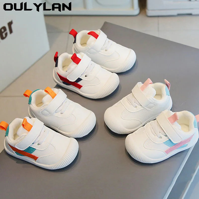 Oulylan Outdoor Running Shoes Tenis Fashion Kids Sport Shoes Mesh Spring Autumn Breathable Boys Casual Sneakers Children Girls