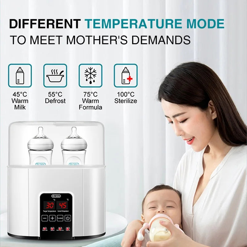 MAMIJOY Baby Bottle Warmer 24hours Heat Preservation Milk Warmer Steriliser Multi function Fast Baby Accessories Food Heater N20