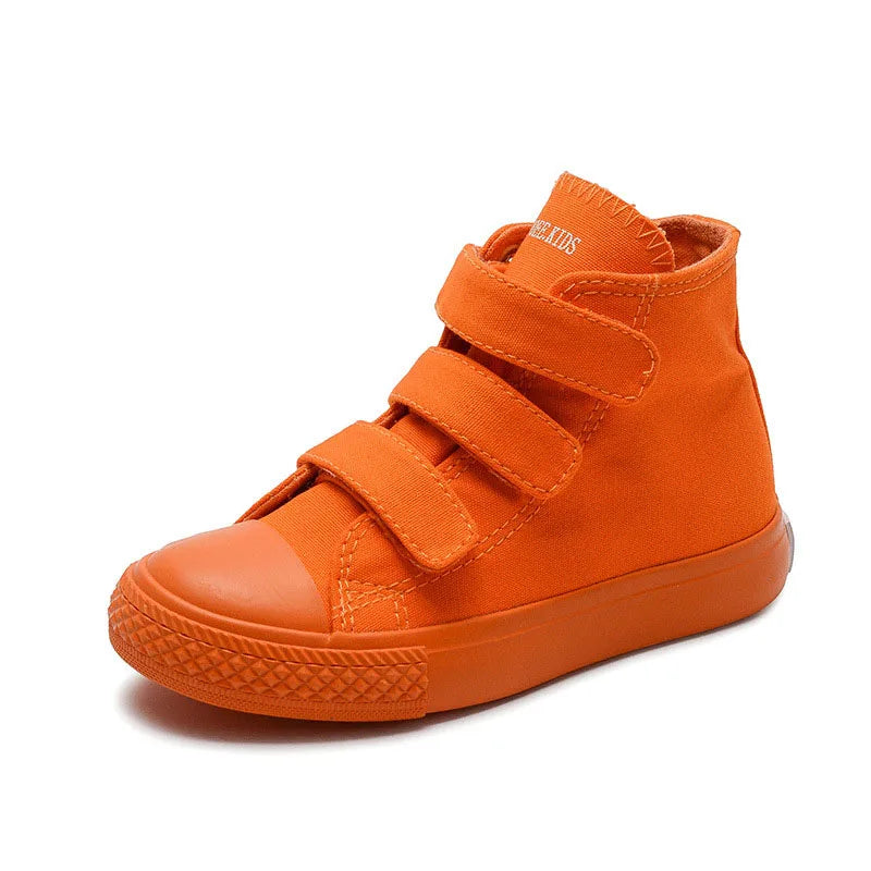 Children Canvas Shoes Boys Girls Sneakers High Top Spring Autumn Kids Casual Shoes Footwear Sports Teenagers