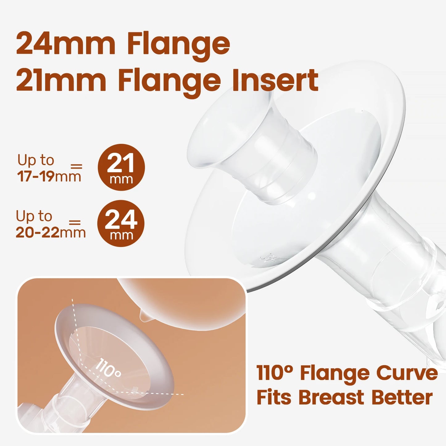 NCVI Rechargeable Electric Breast Pump, , 4 Modes & 9 Suction Levels, Ultra-Quiet, LED Touch Display, Portable, BPA-Free