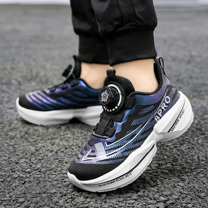 New super light Kids boys student tennis shoes 6-15 years old handsome all-match big kids sneakers Boys training running shoes