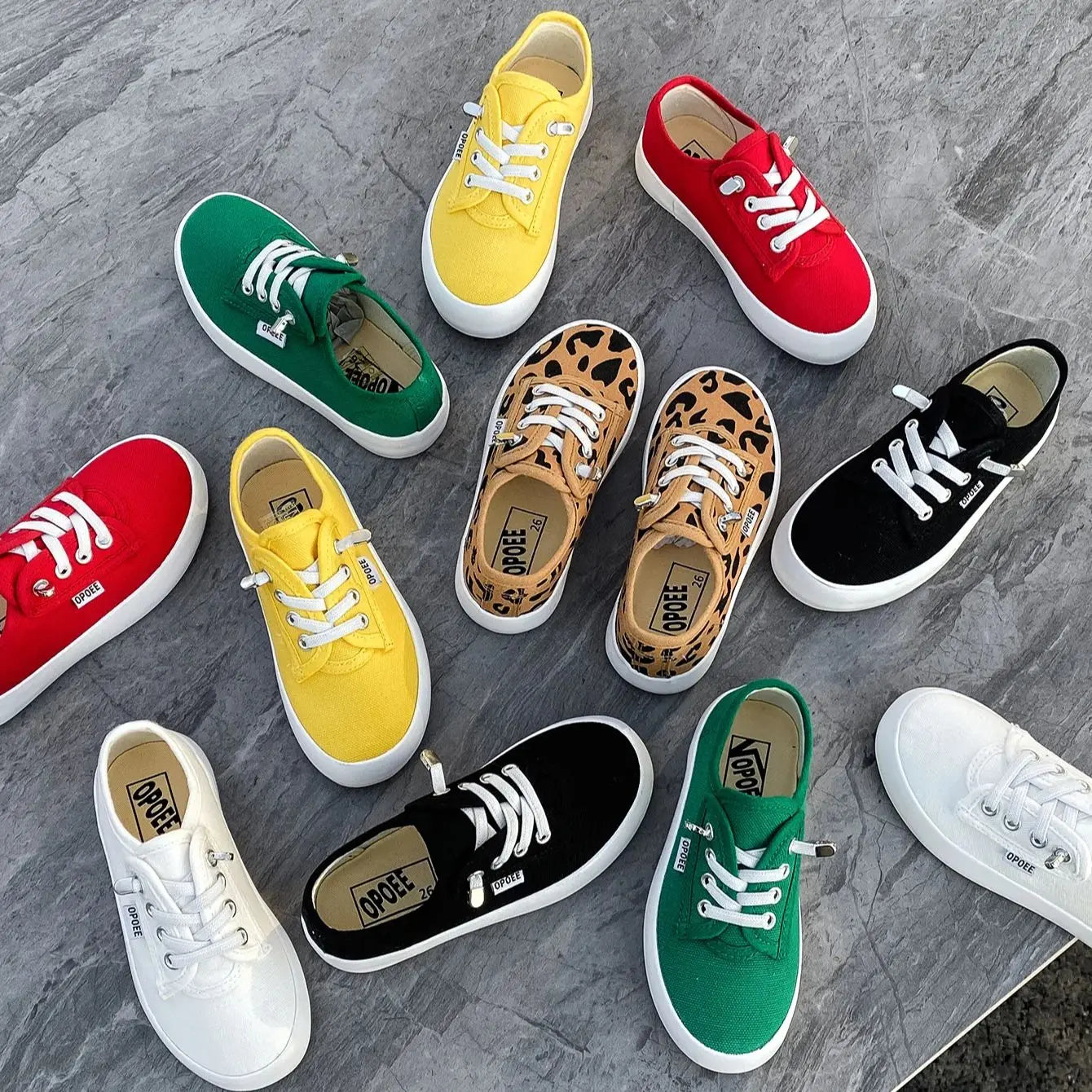 2188 Spring and Autumn Fashion Children's Low Top Canvas Shoes Boys and Girls' Cloth Shoes Cover Feet Children's Shoes Breathabl