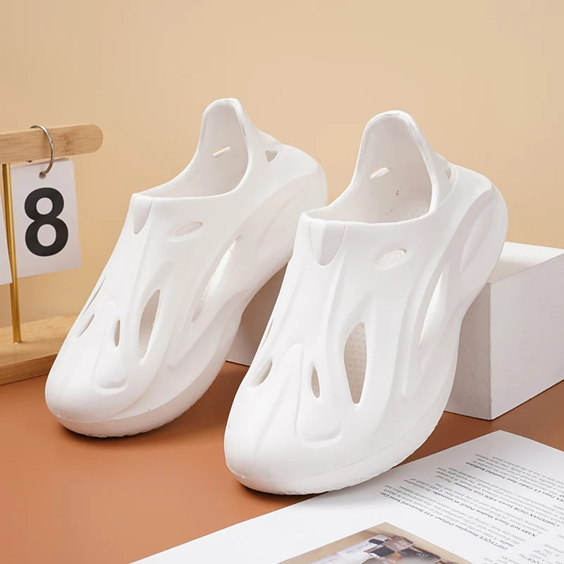 2024 new fashion thick bottom wear-resistant anti-slip and deodorant sandals set feet in summer wear waterproof breathable