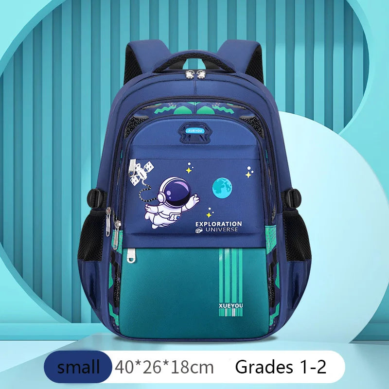 Pink Cat Girls' Backpack – Cute Bowknot Cartoon School Bag, Princess-Inspired Bookbag for Kindergarten and Primary School