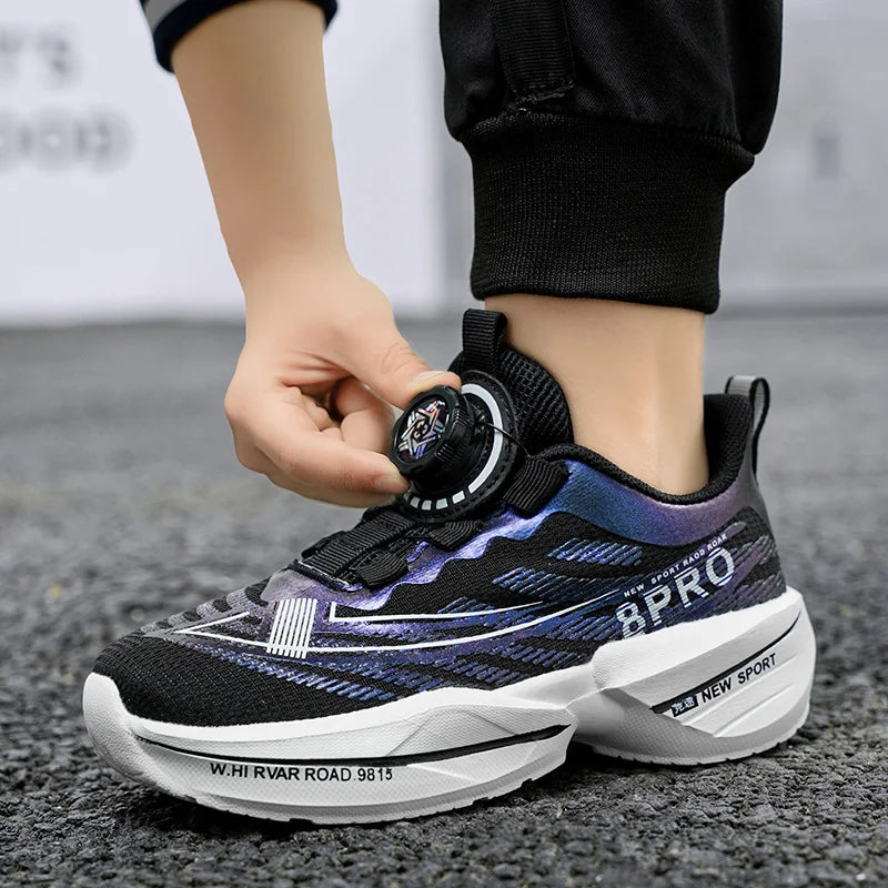 New super light Kids boys student tennis shoes 6-15 years old handsome all-match big kids sneakers Boys training running shoes