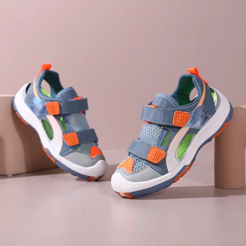 Boys' Summer Sandals – Non-Slip Casual Sports Sandals with Designer-Inspired Style for Kids