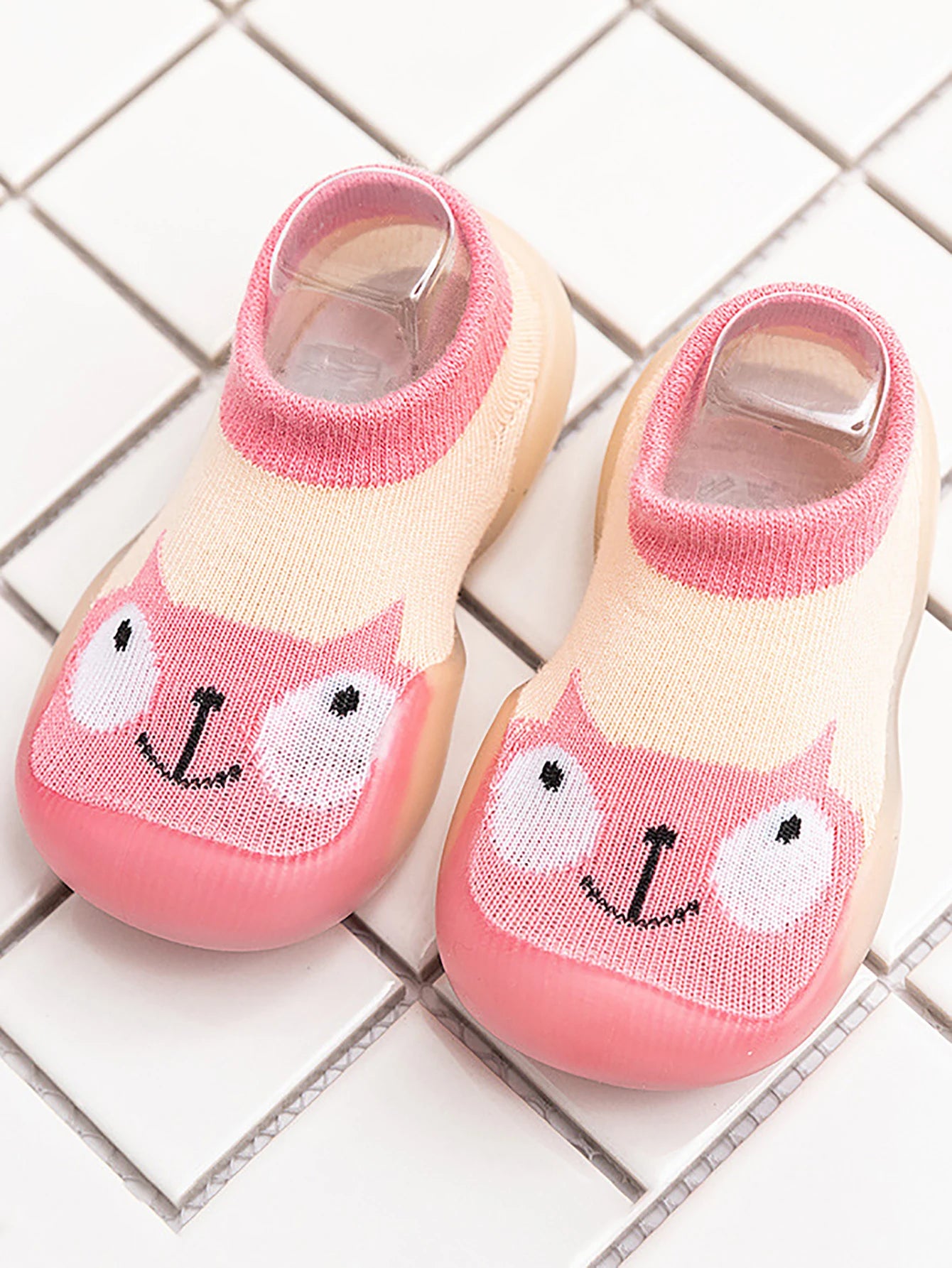 Baby cute animal cartoon pattern toddler shoes Boys non-slip soft-soled shoes Girls breathable sock shoes