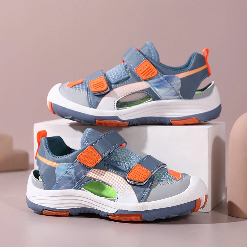 Boys' Summer Sandals – Non-Slip Casual Sports Sandals with Designer-Inspired Style for Kids