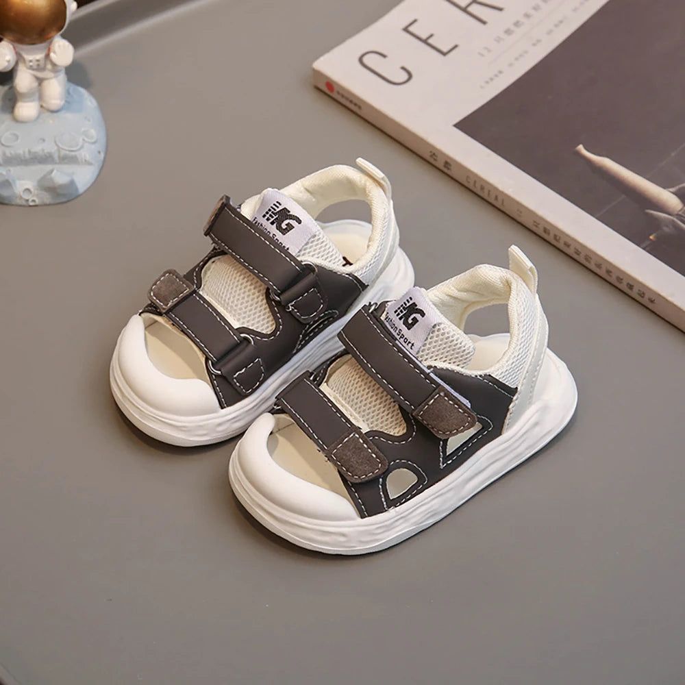 Summer Toddler Sandals For Children Trend Fashion Baby Boy Sport Sandals Ergonomics Anti-crash Girl's Sandals Summer Beach Shoes