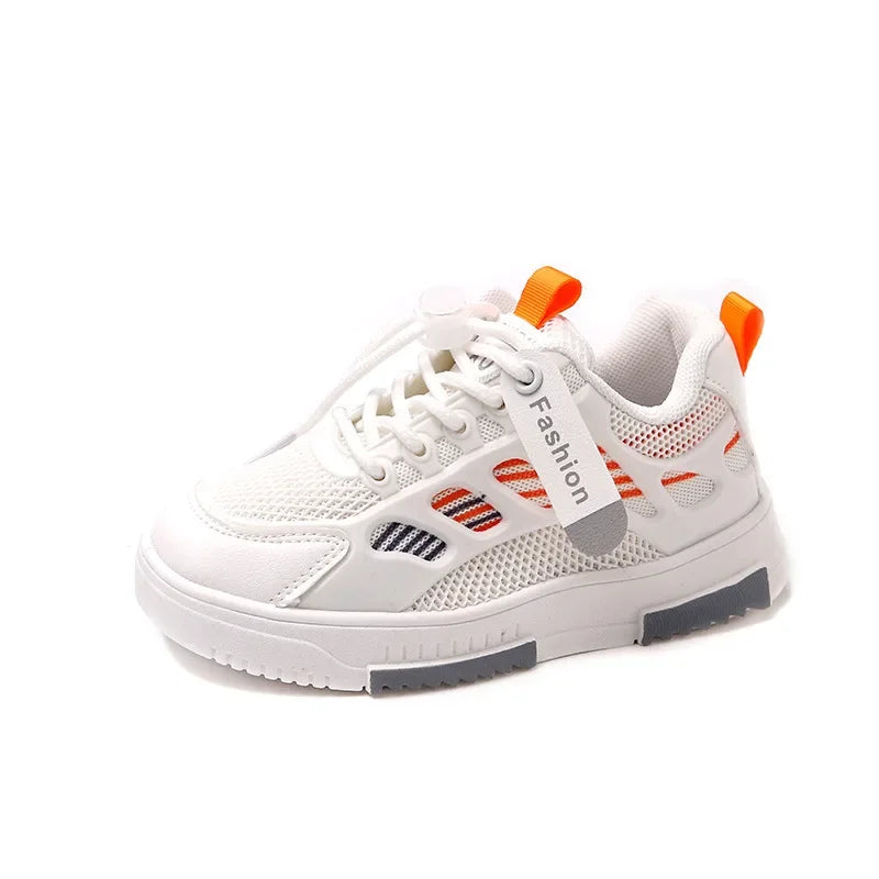 Kids' Breathable Sport Sneakers – Non-Slip Casual Outdoor Shoes for Boys and Girls, Ideal for Autumn and School Wear