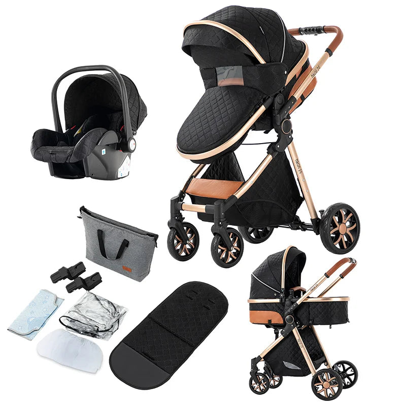 toddler stroller 3 in 1 strollers compact stroller baby stroller and car seat infant stroller mother kids travel system stroller