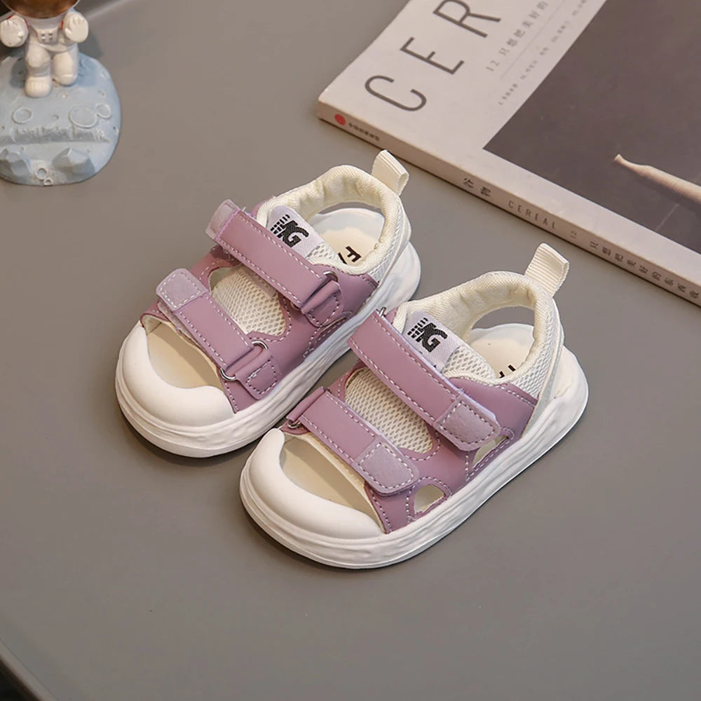Summer Toddler Sandals For Children Trend Fashion Baby Boy Sport Sandals Ergonomics Anti-crash Girl's Sandals Summer Beach Shoes