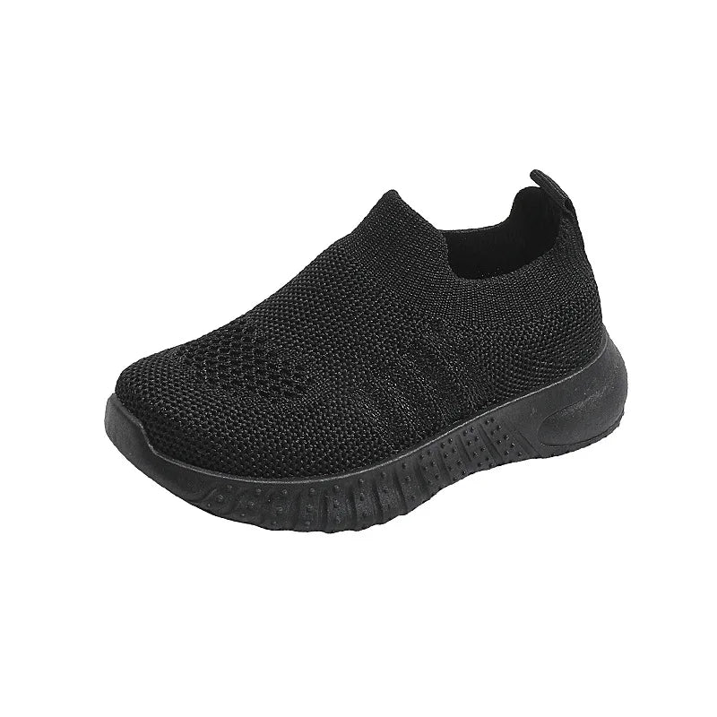 Children Running Sneakers Boys Girls Casual Mesh Breathable Anti-Slip Walking Patchwork Tenis Toddler Soft Soled Girls Shoes