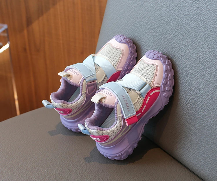 Toddler Shoes For Girls Breathable Mesh Little Kids Casual Sneakers Non-slip Children Sport Shoes tenis