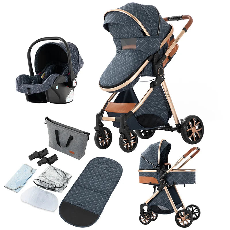 toddler stroller 3 in 1 strollers compact stroller baby stroller and car seat infant stroller mother kids travel system stroller