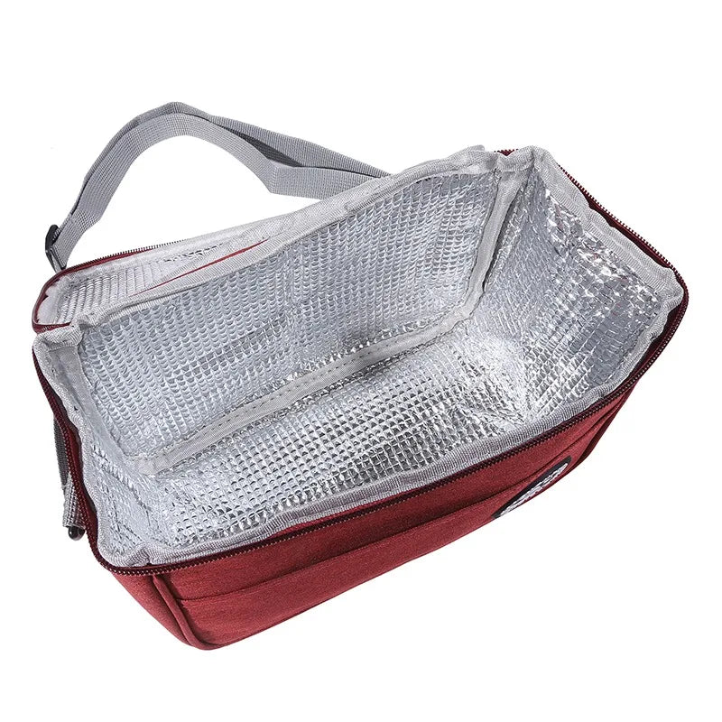 Insulated Lunch Box Men Women Travel Portable Camping Picnic Bag Cold Food Cooler Thermal Bag Kids Insulated Case With Strap 1
