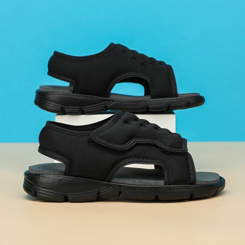 Summer Kids' Sandals – Non-Slip, Soft-Soled Beach & Sport Shoes for Toddlers and Young Children (Sizes 21–30)