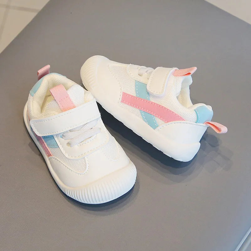 Oulylan Outdoor Running Shoes Tenis Fashion Kids Sport Shoes Mesh Spring Autumn Breathable Boys Casual Sneakers Children Girls