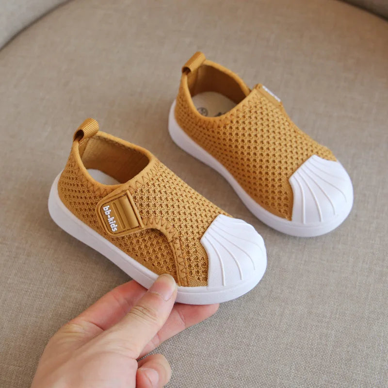 Boy Sport Shoe Spring Autumn Allmatch Tennis Shoe Casual Shoe Comfortable Girl Shoe Soft Soled Skate Shoe Shell Head Kid Shoe운동화