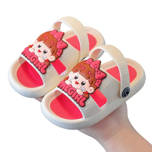 Cute Cartoon Children's Slippers with Non-Slip Soles for Boys and Girls