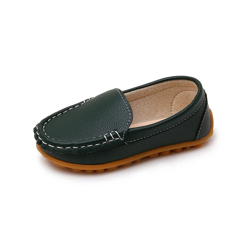 туфли Fashion Kid Casual Shoe New Soft Sole Single Shoe Comfortable Sports Shoe Flat Shoe Kid Shoe British Leather Shoe Boy Shoe