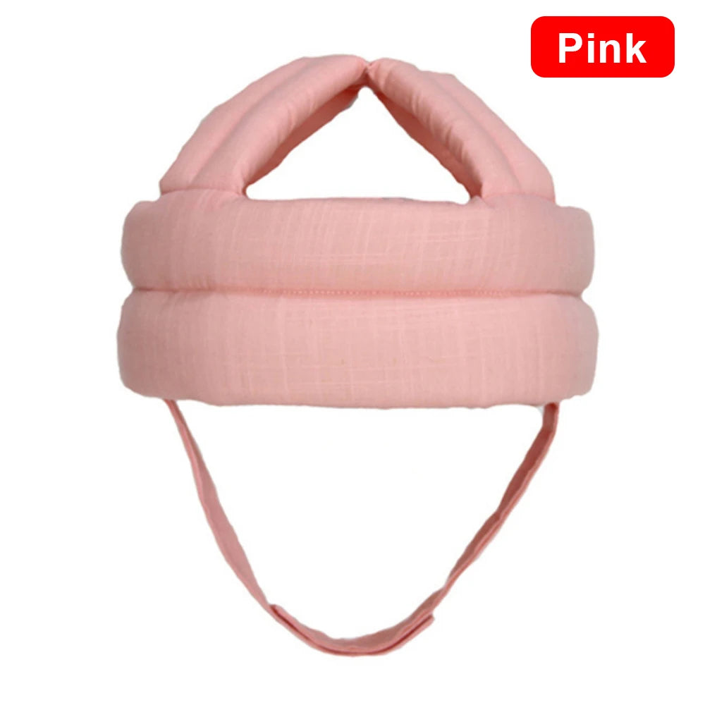 Baby Helmet Safety Cap For Babies Boys Girls Summer Breathable Cotton Mesh Hat Children Crawl Walk Playing Infant Anti Collision