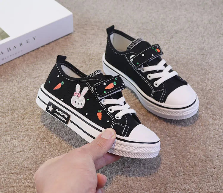 CKid Shoes Sneaker Shoe Boys Girls Baby Cartoon Canvas Sports Shoes Spring Autumn Children Board Shoes with Leisure New Fashion