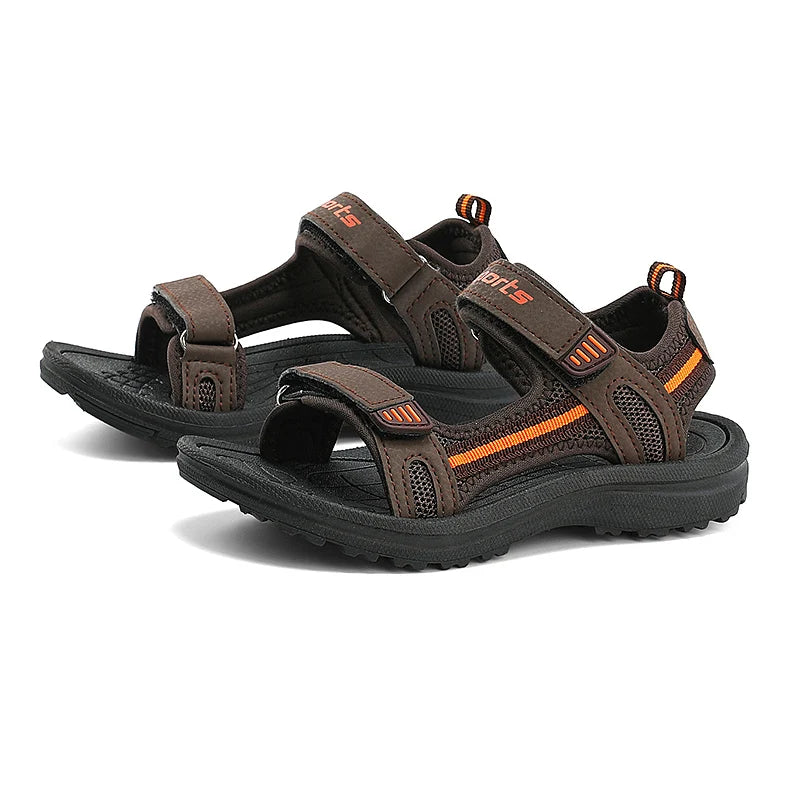 Cute Pink Kids' Girls Sport Sandals Open-Toe Non Slip Walking Shoes for Children Boys Outdoor Beach Sandals Summer Breathable