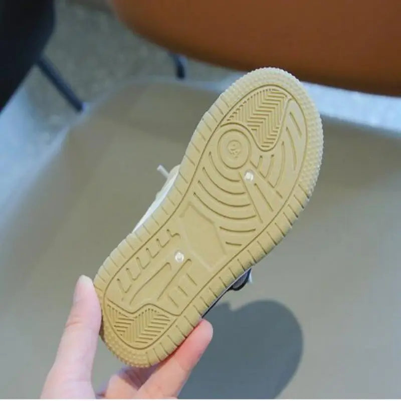Children's Sports Shoes 2025 Autumn Edition Boys' Casual Board Shoes High Top Girls' Bread Shoes Baby Dad Shoes