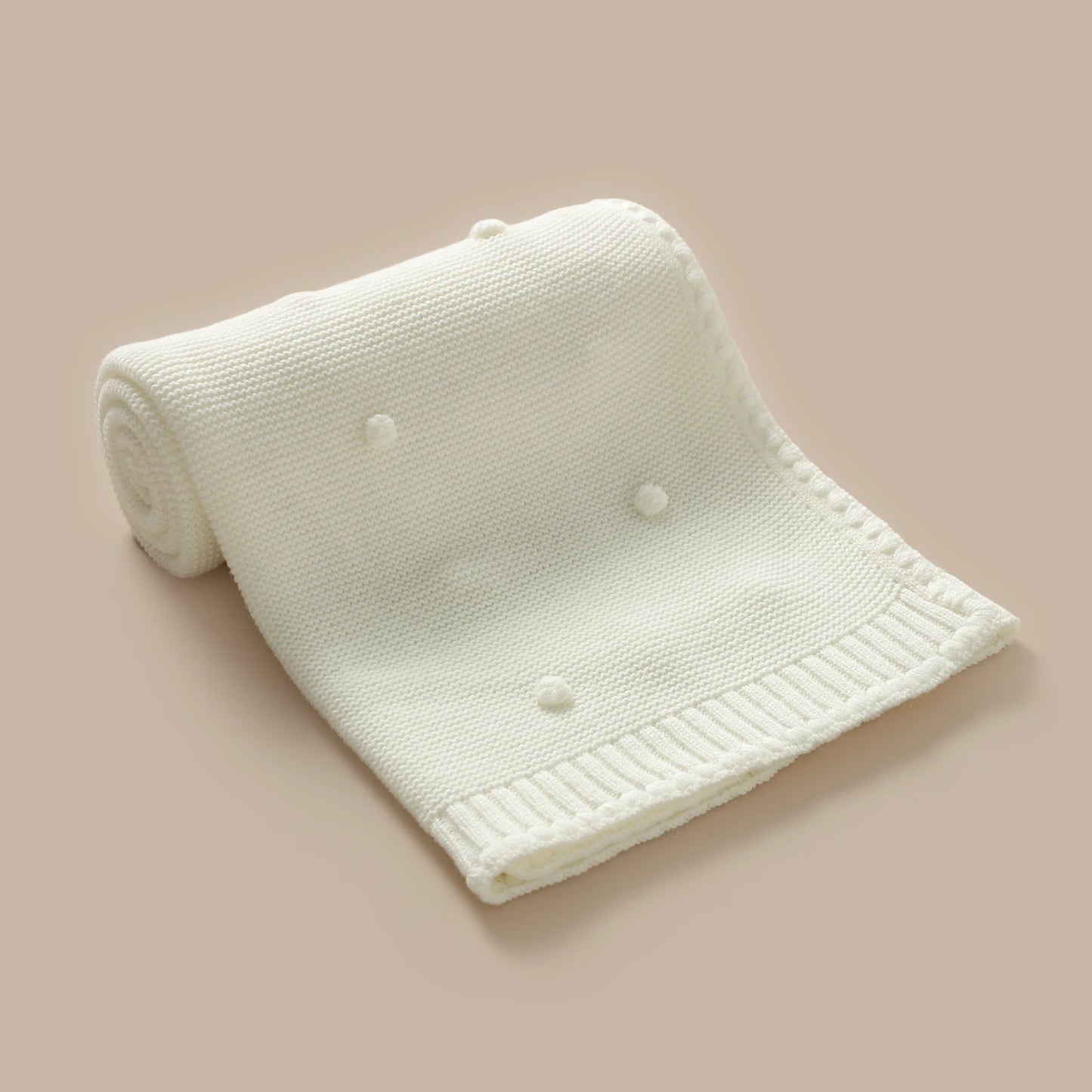 Infant Baby Blanket 90*70cm Sleepsack Fashion Solid Dot Newborn Boy Girl Bedding Quilt Knit Srtoller Swaddling Super Soft Plaids
